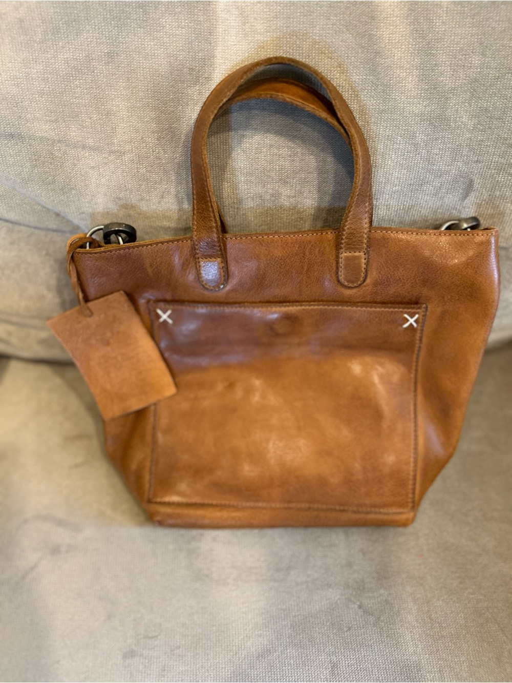 Latico Leather Redding Tote/Purse with Adjustable Strap